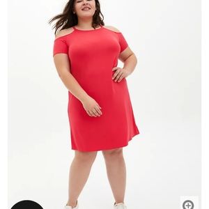 NWT Torrid Cold Shoulder Dress Size 2X,3X,4X